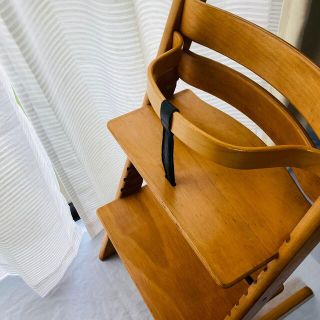 ストッケ(Stokke)のストッケ　トリップトラップ　ヴィンテージ　ナチュラル　ベビーセット付(その他)