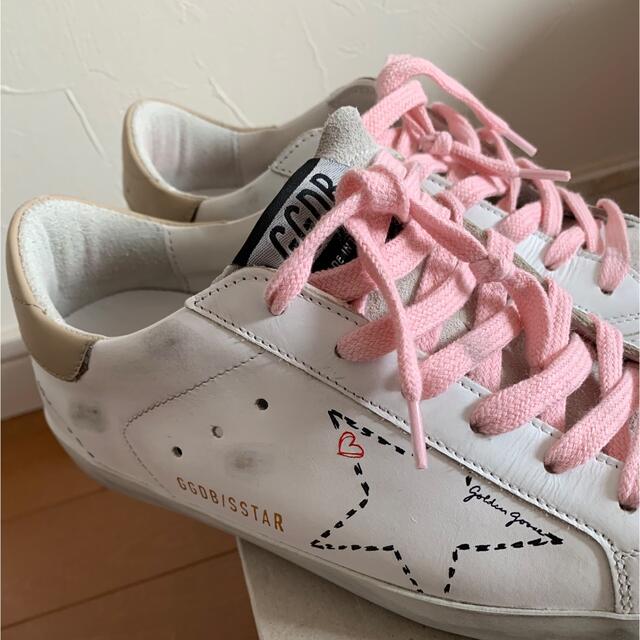 GOLDEN GOOSE - 限定 ハート付 ゴールデングース スーパースター 36の