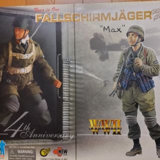 ドラゴン(DRAGON)の新品1/6ドラゴンアクションフィギアWW独軍空挺部隊兵(ミリタリー)