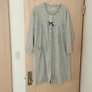 【専用】マタニティ ❣ パジャマ ドット リボン グレー 入院 出産準備 陣痛(マタニティパジャマ)