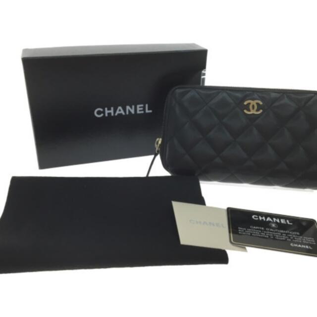 ▽▽CHANEL シャネル レディース長財布 ラウンドファスナー マトラッセ