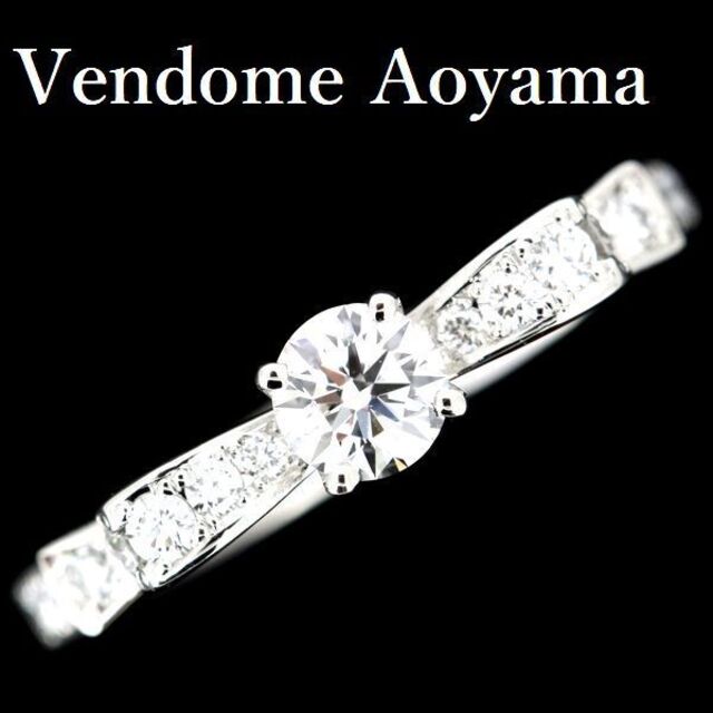 ヴァンドーム青山 ダイヤモンド 0.233ct D-VS1-EX リング リボン