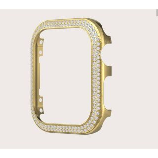 Apple Watch‎ カバー ケース ラインストーン ゴールド(モバイルケース/カバー)