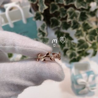 Tiffany & Co.   ティファニー オリーブリーフリング 号 kローズ