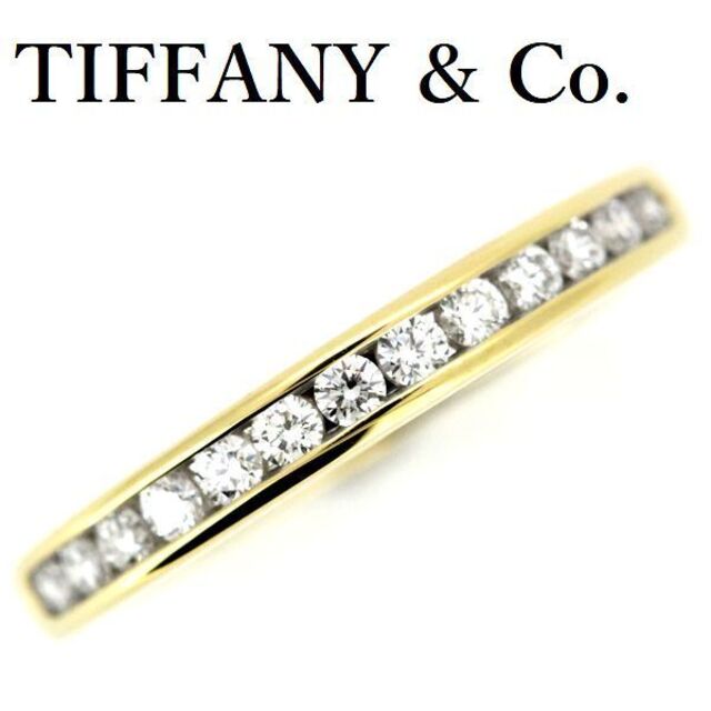 Tiffany & Co. - ティファニー ハーフサークル ダイヤ K18YG 13P 6.5号 2.58mm