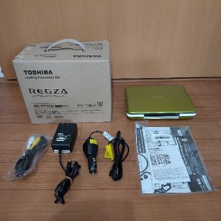 トウシバ(東芝)のTOSHIBA　REGZA　レグザ　ポータブルDVDプレーヤー　SD-P77SG(ポータブルプレーヤー)