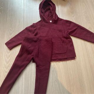 ザラキッズ(ZARA KIDS)のザラベイビー　トップスズボンセット　セットアップ　98センチ(ニット)