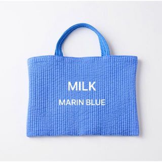 pionunnal ピオヌンナル MILK ミルク マリンブルー 新品未使用(ハンドバッグ)