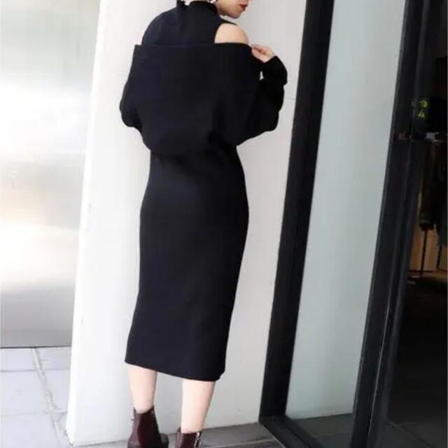 美品 JIL SANDER 立体裁断デザインワンピース ウール素材 cutacut.com