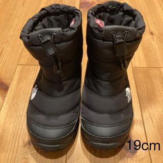 ザノースフェイス(THE NORTH FACE)の【やっさん様専用】ノースフェイス　ヌプシ　キッズ　黒　19cm(ブーツ)