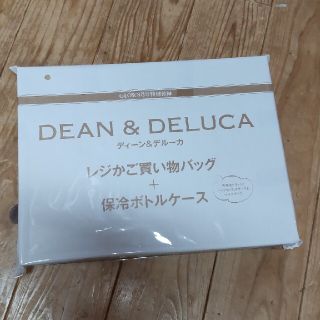 ディーンアンドデルーカ(DEAN & DELUCA)のDEAN ＆ DELUCA レジかご買物バッグ ＆ 保冷ボトルホルダー(エコバッグ)