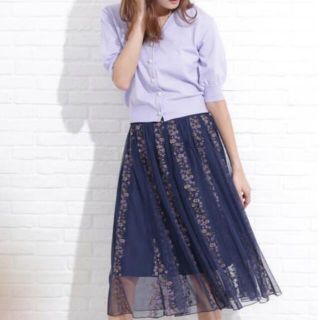 ジルバイジルスチュアート(JILL by JILLSTUART)のジルスチュアート　チュールスカート×ニットセット(セット/コーデ)