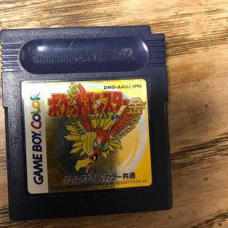 ゲームボーイ　カセット　ポケットモンスター　金(携帯用ゲームソフト)