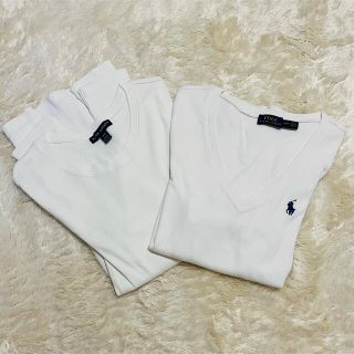 ラルフローレン(Ralph Lauren)のRalph Lauren 白カットソーM 2枚組(カットソー(長袖/七分))