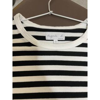 アニエスベー(agnes b.)のアニエスベー　ボーダーカットソー　レディース(Tシャツ(長袖/七分))