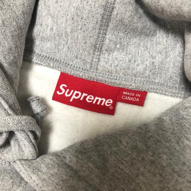 Supreme Cross Box Logo Hooded GREY L