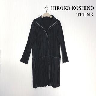ヒロココシノ(HIROKO KOSHINO)の【美品】HIROKO KOSHINO TRUNK  ウールロングカーディガン(カーディガン)