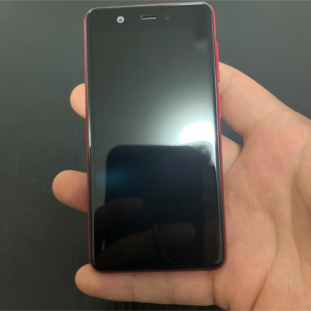 Rakuten(ラクテン)の【美品】Rakuten Mini C330 レッド スマホ/家電/カメラのスマートフォン/携帯電話(スマートフォン本体)の商品写真