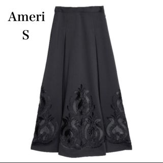 アメリヴィンテージ(Ameri VINTAGE)のAMERI 新品♡ RIBBON EMBROIDERY SKIRT Ｓサイズ♡(ロングスカート)