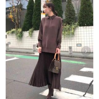 アメリヴィンテージ(Ameri VINTAGE)のAmeri Vintage VEST WITH PLEATS DRESS(ロングワンピース/マキシワンピース)