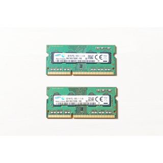 サムスン(SAMSUNG)のSAMSUNG DDR3メモリ 4GB 2枚 M471B5173QH0-YK0 (PCパーツ)