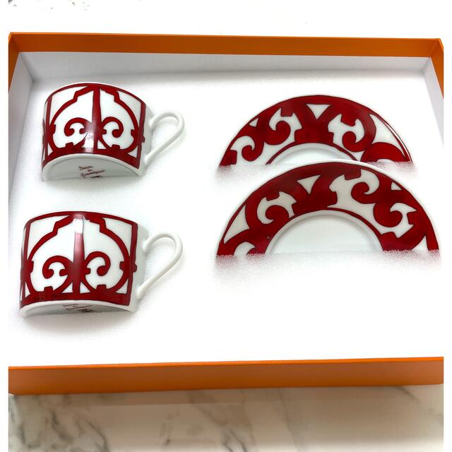 エルメス HERMES ガタルキヴィール ティーカップ&ソーサー-