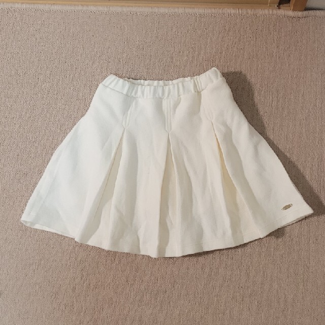 専用⭐新品タグつき⭐petit main　スカパン白120 キッズ/ベビー/マタニティのキッズ服女の子用(90cm~)(スカート)の商品写真