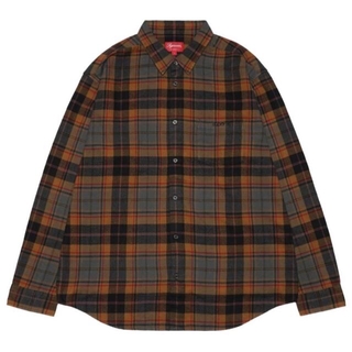 シュプリーム(Supreme)のSupreme Plaid Flannel shirt Black Lサイズ(シャツ)