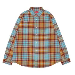 シュプリーム(Supreme)のSupreme Plaid Flannel shirt rust Mサイズ(シャツ)
