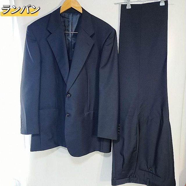 毎週更新 ランバン コレクション LANVIN スーツセットアップ 紺色 ...
