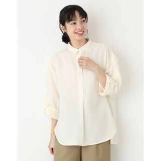 アフタヌーンティー(AfternoonTea)の【afternoon tea】新品　イージーケアチュニックブラウス　(シャツ/ブラウス(長袖/七分))