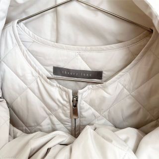 Theory luxe - 美品 ストール付きキルティングコートの通販 by 7/7お