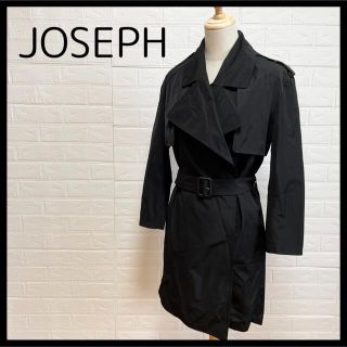 ジョゼフ(JOSEPH)の【美品】JOSEPH ジョゼフ ブラック トレンチコート サイズ36 S〜M(トレンチコート)