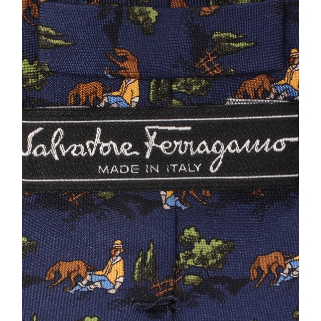 Salvatore Ferragamo(サルヴァトーレフェラガモ)のサルバトーレフェラガモ ネクタイ シルク100％ メンズ メンズのファッション小物(ネクタイ)の商品写真