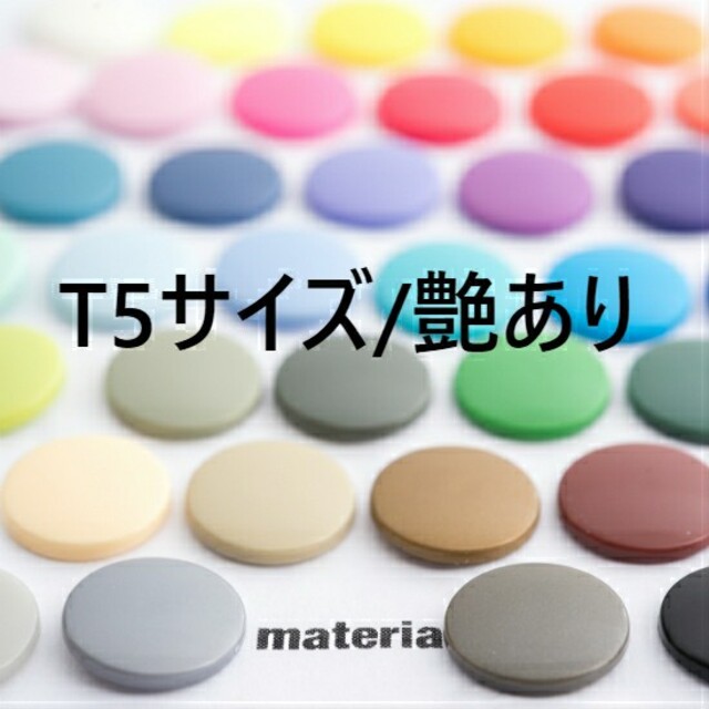 じゅんじゅん様専用★良質スナップボタン【ツヤあり】 T5サイズ プラスナップの通販 by MATERIA-スナップボタンとパーツ｜ラクマ