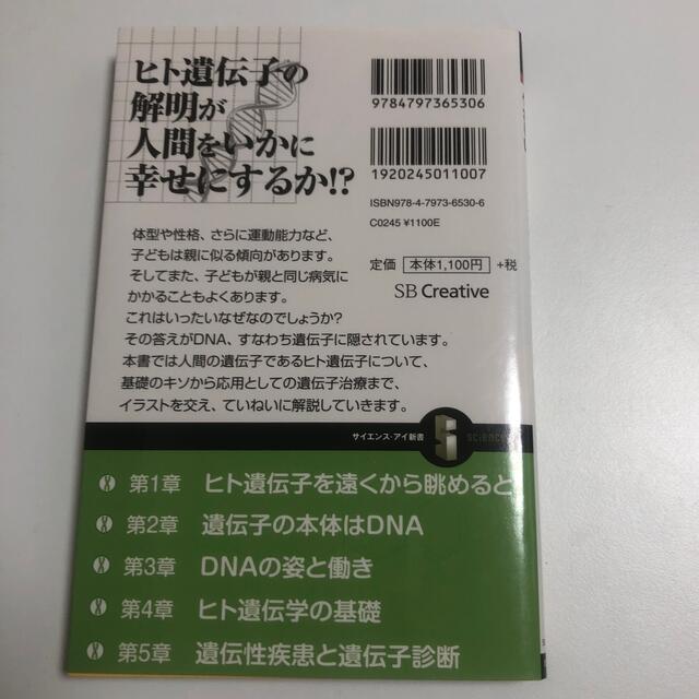 とことんやさしいヒト遺伝子のしくみ 体型も性格も運動能力も病気のかかりやすさも左 エンタメ/ホビーの本(その他)の商品写真