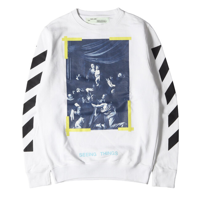 OFF-WHITE - OFF-WHITE オフホワイト スウェット 絵画グラフィック ...