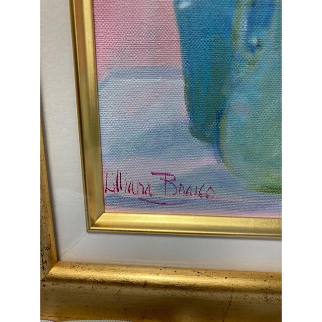 100 %品質保証 リリアナ ブライコ 額装 油彩 絵画+タペストリー