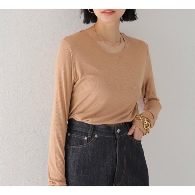 baserange plage BAMBOO RIB ロングスリーブカットソー