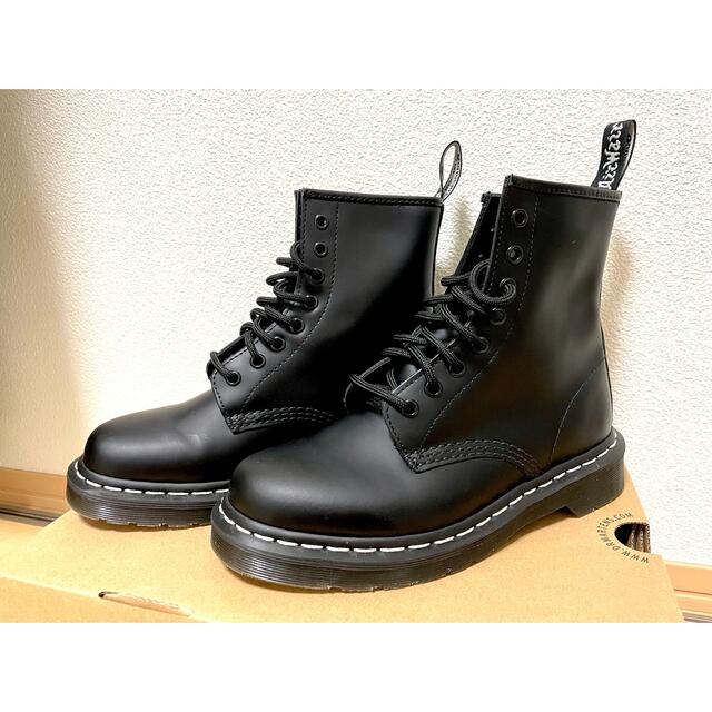 靴/シューズDr.Martens 1460 ホワイトステッチ 8ホールブーツ