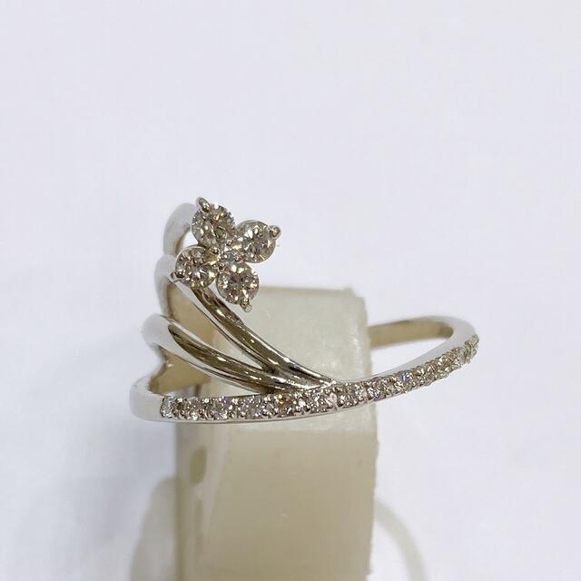 Pt ダイヤモンド0.3ct 人差し指　ピンキー　リング　サイズ12号 レディースのアクセサリー(リング(指輪))の商品写真