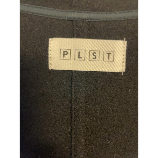 PLST(プラステ)のプラステ　ブラック　コーディガン　ニットカーディガン　M レディースのジャケット/アウター(ニットコート)の商品写真
