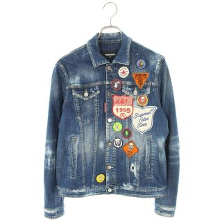 ディースクエアード ジージャン/デニムジャケット(メンズ)の通販 200点 割引 新品 Dsquared2 44 刺繍 虹 レインボー Gジャン 2020ss Gジャン/デニムジャケット