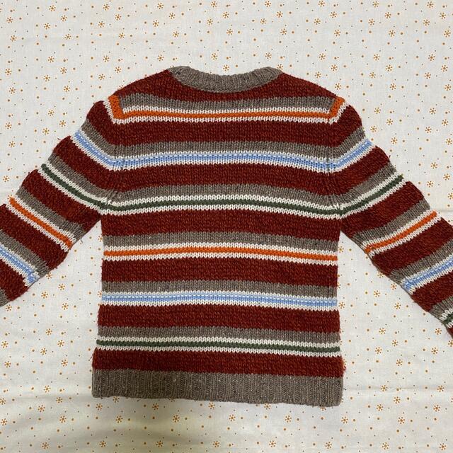 BENETTON(ベネトン)のベネトン ボーダー セーター ☆ 120 ウール キッズ/ベビー/マタニティのキッズ服男の子用(90cm~)(ニット)の商品写真