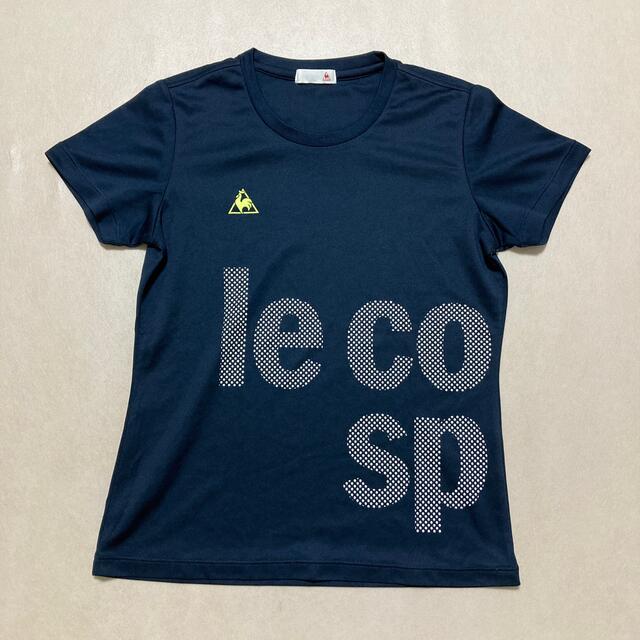 le coq sportif(ルコックスポルティフ)のルコック　Tシャツ ネイビー　M スポーツ/アウトドアのトレーニング/エクササイズ(その他)の商品写真