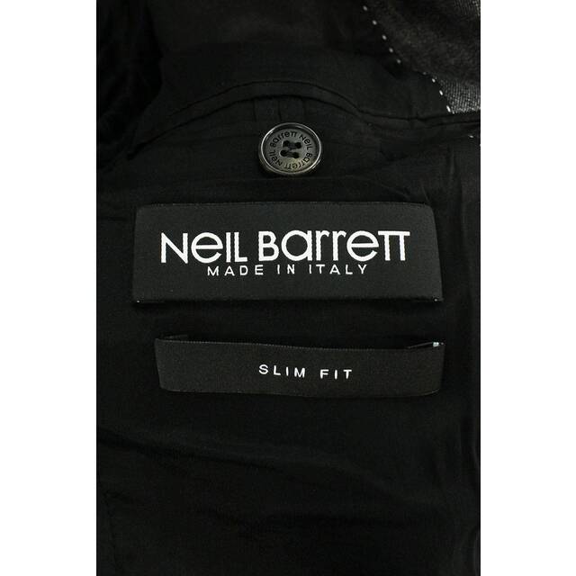 NEIL BARRETT(ニールバレット)のニールバレット PBGI499 G026 ブラックデニムテーラードジャケット メンズ 46 メンズのジャケット/アウター(その他)の商品写真