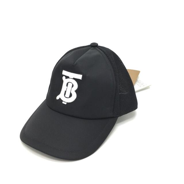 BURBERRY(バーバリー)のバーバリー BURBERRY TBロゴ 帽子 ベースボールキャップ キャップ ナイロン ブラック 未使用 レディースの帽子(キャップ)の商品写真