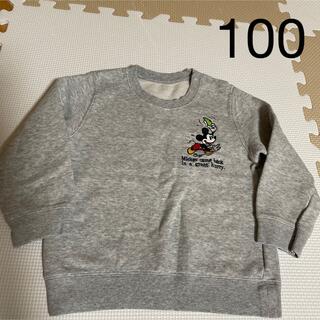 ユニクロ(UNIQLO)のUNIQLO☆裏毛トレーナー☆100サイズ(Tシャツ/カットソー)