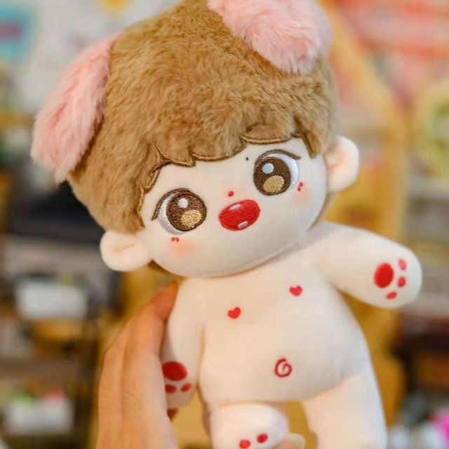 可愛い 猫耳 王一博 20cm ぬいぐるみ 着せ替え人形 ワンイボコットンドール | フリマアプリ ラクマ