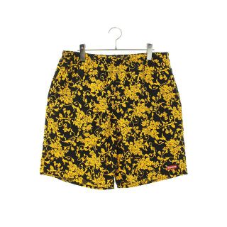 シュプリーム(Supreme)のシュプリーム 20SS Nylon Water Short Black Floral フローラル柄ナイロンウォーターショーツ メンズ L(ショートパンツ)